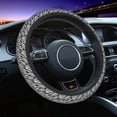 thumbnail image 1 of Elastic Steering Wheel Cover, Stylish zebra print Stretch Thickening Car Steering Wheel Cover Women Men, Steering Wheel Protector Universal 15 in, 1 of 7