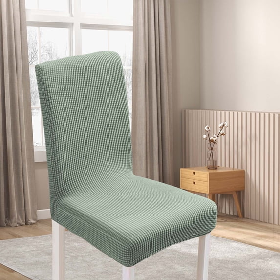 Elastic Stretch Chair Cover Slipcovers for Dining Room & Kitchen, Polyester Fleece Fabric, Protects Chairs from Stains & Wear, Fits Restaurant, Home, and Office Seating