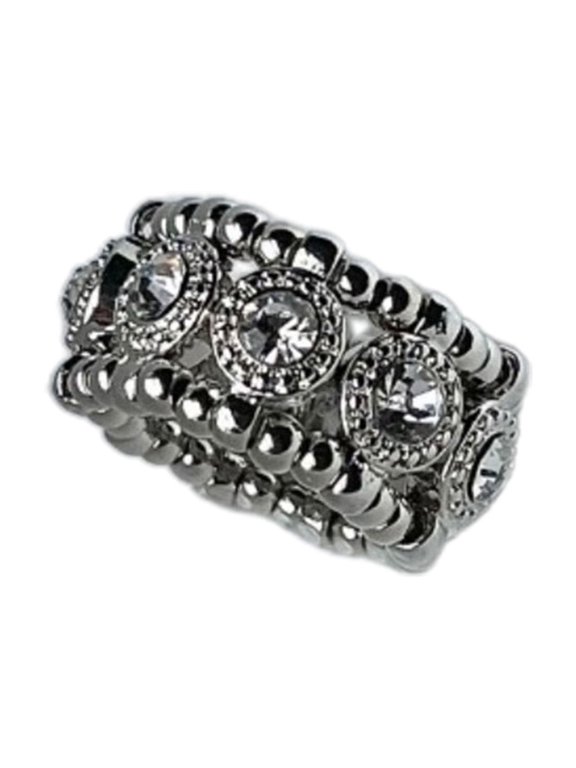 Elastic Stretch Finger Rings Telescopic Elastic Rings Bead Finger Rings Unique Engagement Wedding Promise Rings Women