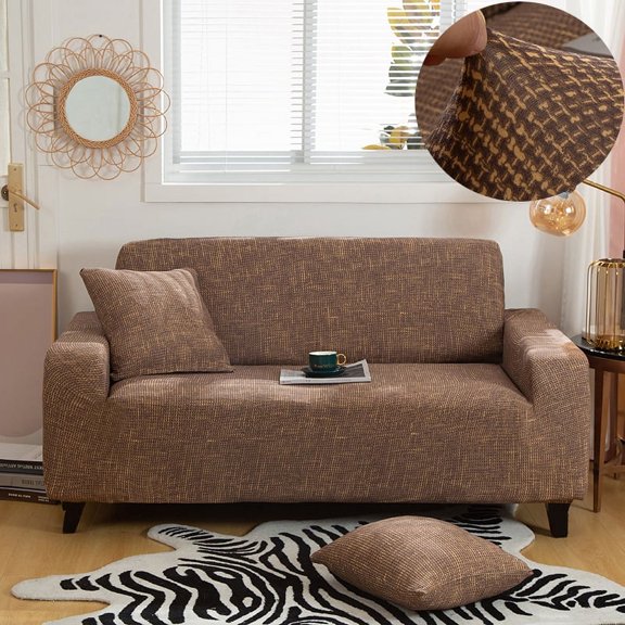 Elastic Stretch Sofa Cover SlipcoversAll-inclusive Couch Case for Different Shape Sofa Loveseat Chair L-Style need 2 Sofa Case
