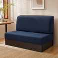 thumbnail image 1 of Elastic Stretch Sofa Seat & Back Cushion Cover Polyester & Spandex Full Wrap Furniture Guard Multi Neutral Tones For Living Room Bench Sofa ishment Decor.Navy, 1 of 6