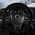 thumbnail image 1 of Elastic Stretch Steering Wheel Cover Non-Slip Warm Protector Universal Fit 14-15 Inches Breathable Mesh Fabric, 1 of 6