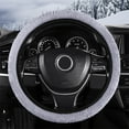 thumbnail image 1 of Elastic Stretch Steering Wheel Cover With Soft Warm Non-Slip Car Decoration Car Wheel Protector Universal Fits 14-15 Inches, Usupdd 2025 Elastic Stretch Steering Wheel Cover, 1 of 7