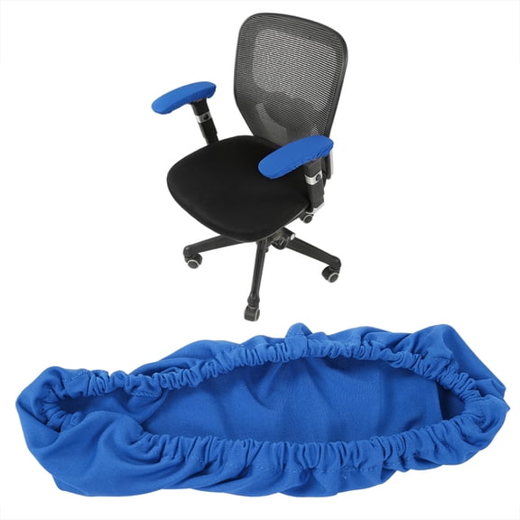 Elastic Stretchable Office Chair Armrest Covers Removable Universal Computer Chair Arm Protector Sleeves, 8.66 x 2.56 inches / 22 x 6.5 cm, Blue