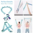 thumbnail image 1 of Elastic Stretching Strap with 11 Loops, Multi-Loop Yoga Stretching Strap Elastic Exercise Band, Improve Flexibility Arm Leg Stretching Strap Home Gym Equipment for Physical Therapy, 1 of 7