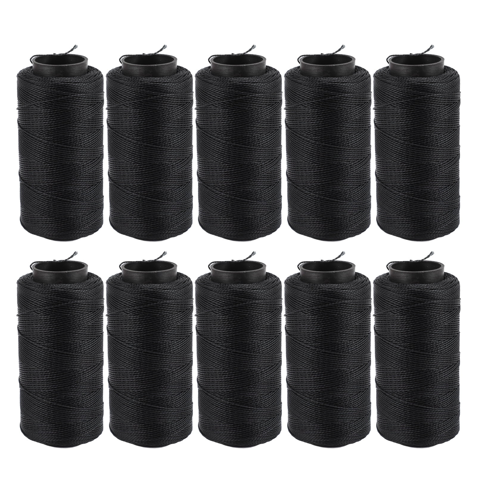 Elastic String, 10PCS Sewing Elastic Thread Waterproof Wear Resistant Soft Nylon Black Elastic Thread for DIY Embroidery Quilting and Crafts