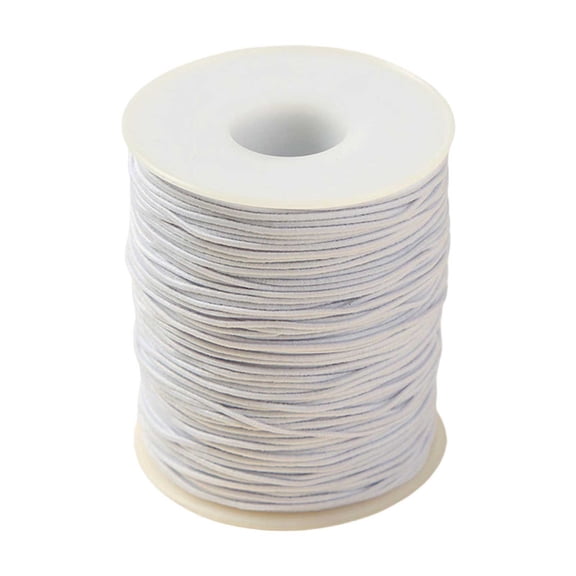 Elastic String for Bracelets, Elastic Cord for Jewelry, Stretchy String for Necklace Making, Beading and Sewing (1 MM)