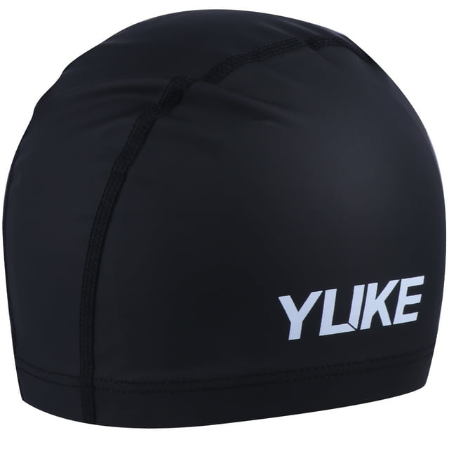 Elastic Swim Cap Swimming Cap Waterproof Short and Long Hair Wrinkle Free Keeps Hair Dry for