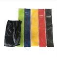 thumbnail image 1 of Elastic TPE Booty Fitness Workout Resistance Loop Bands with Carrying Case 5-Piece, 1 of 6
