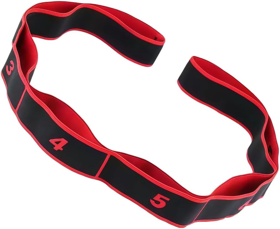 Elastic Tension Band – 8 Segment Exercise Pull Rope with Numbers ...