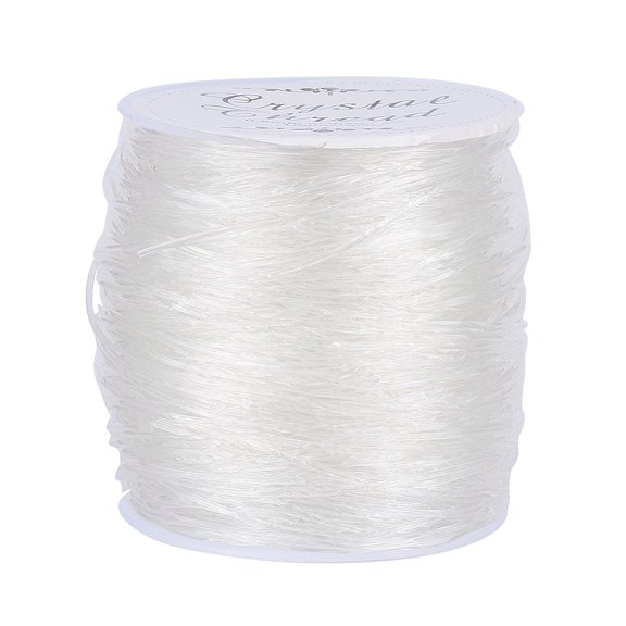 Elastic Thread 109.36 Yards (100m) 0.8mm Transparent Plastic Beading Cord Jewelry Making diy