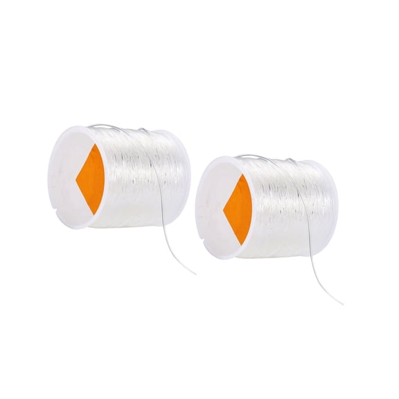 Elastic Thread with Clear Finish for Jewelry Making Crafts Sewing TPU High Strength 0.5mm or 0.8mm Thickness 60 Meters