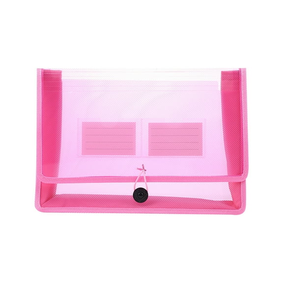 Elastic Three-Dimensional File Bag, Efficient Storage for Documents, Durable and Lightweight Office Organizer, Stylish and Practical Plastic File Holder