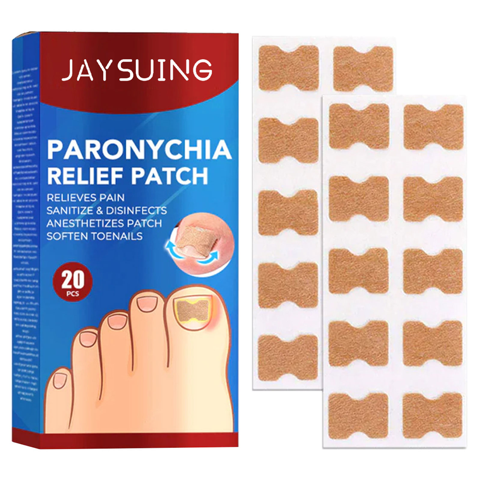 Elastic Toenail Corrector Stickers Relieves Pain Easy to Operate Patch