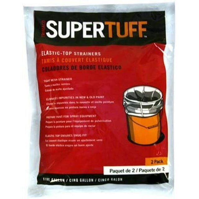 Elastic Top Paint Strainer, 5 Gallon Size, 2 Per Pack