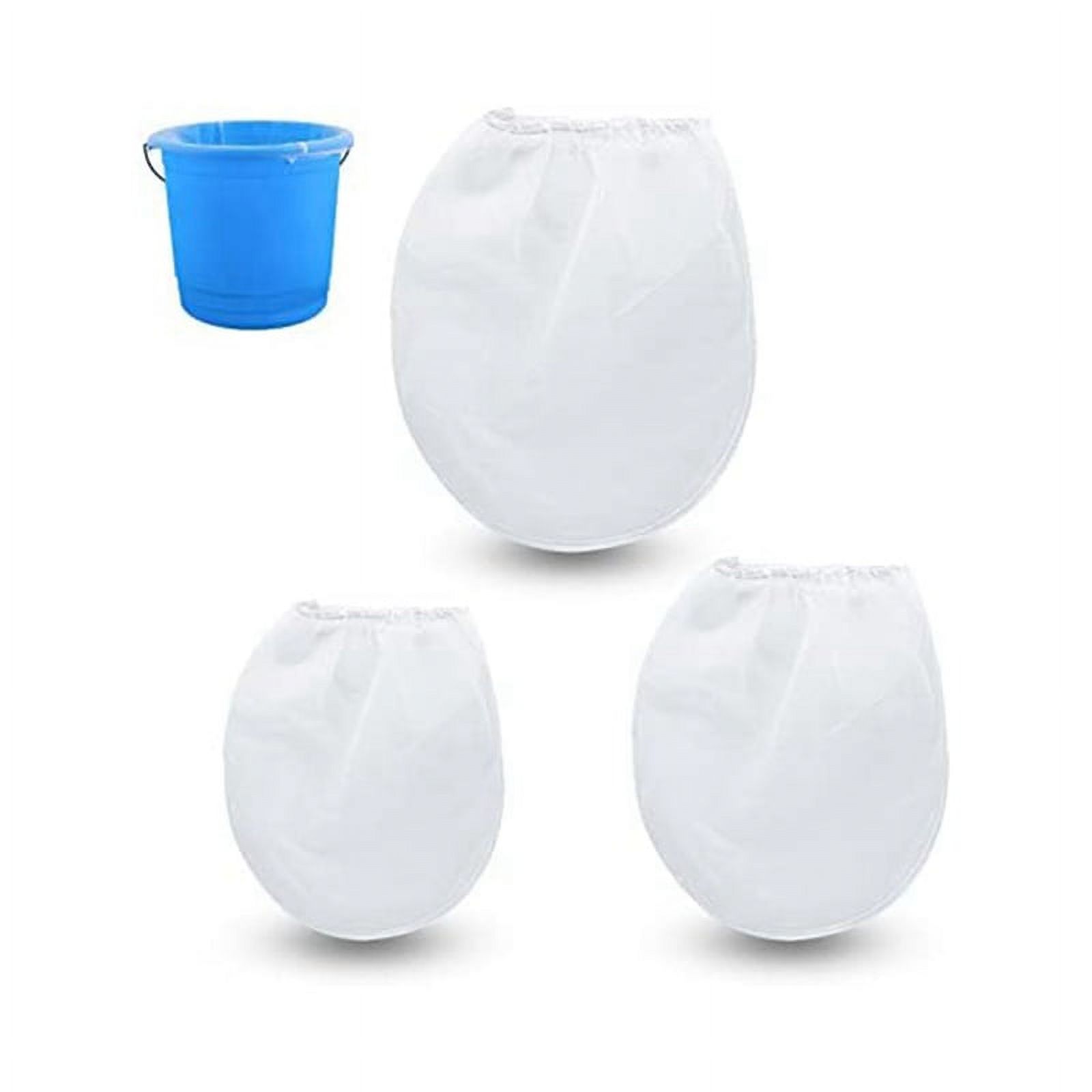 Elastic Top Paint Strainer Bags White Fine Mesh Bag Hydroponic Paint