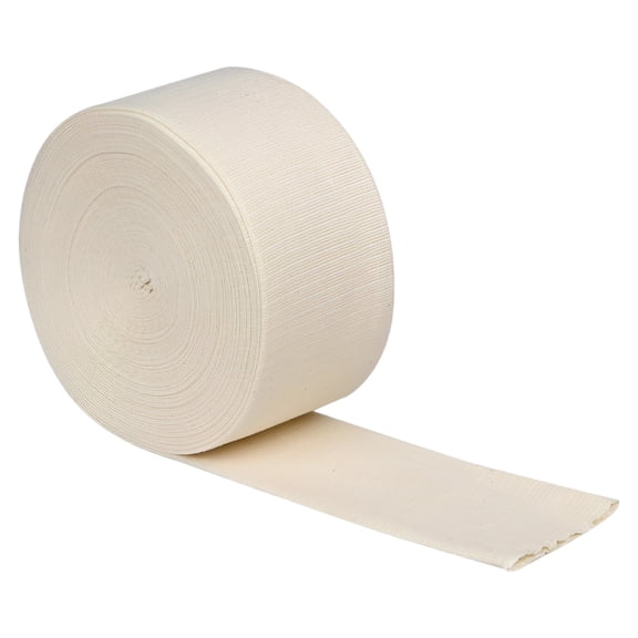 Elastic Tubular Bandage 10cm x 5m, Beige Cotton Wrap Bandage for Arm, Wrist, Calf, Thigh, High Elastic Compression Support, Breathable Reusable Cast Padding for Injury Recovery