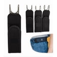 thumbnail image 1 of Elastic Waist Buckle Adjustable Beltless Waist Extender Lazy Buckle Elastic Waistband Clip One Size Invisible Stretch Comfort for Jeans Trousers Work Travel Daily Wear Flexible Fit Belt Alternative, 1 of 9