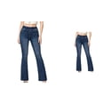 thumbnail image 1 of Elastic Waist High-Rise Slim Fit -Lift Bootcut Jeans for Women, 1 of 6