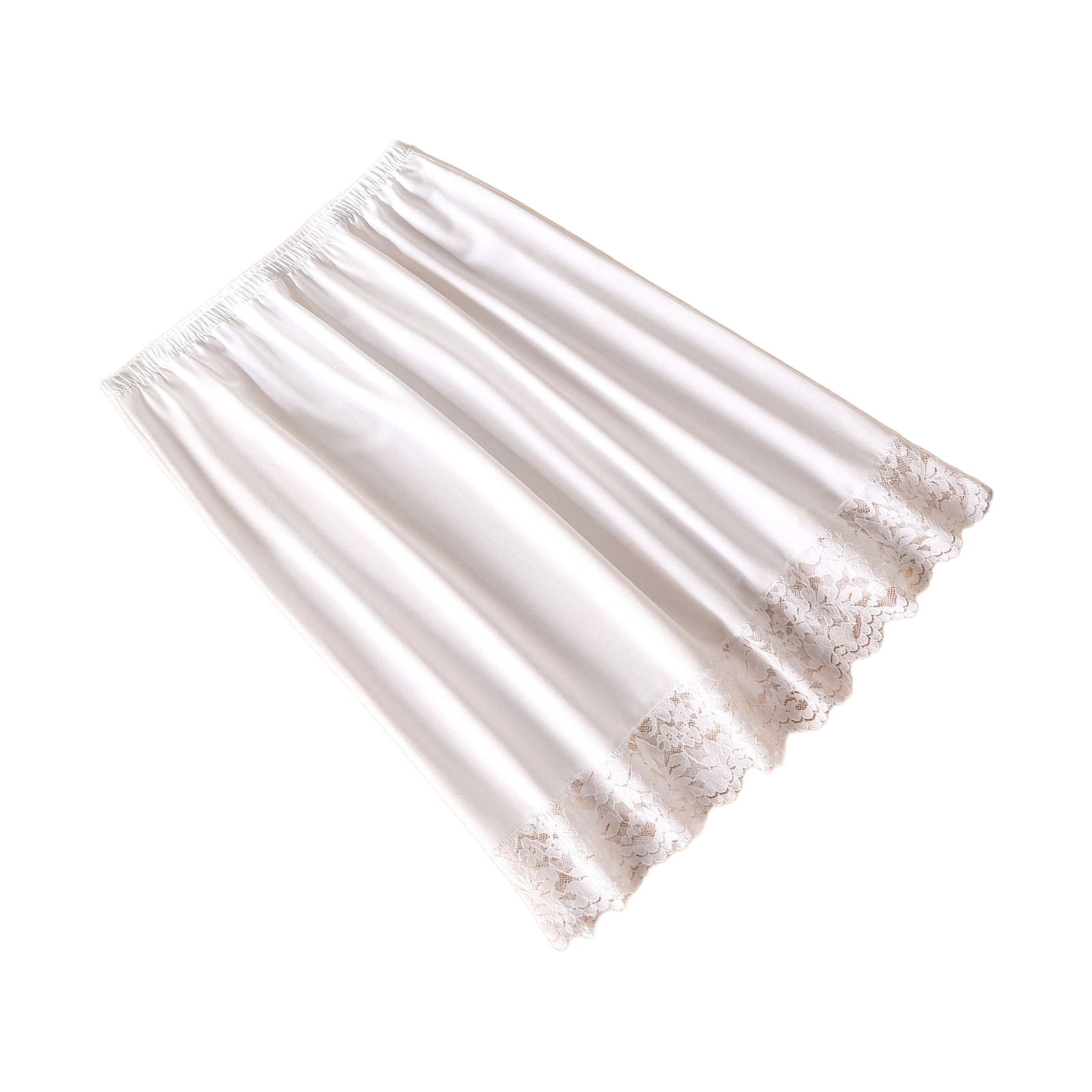 Elastic Waist Knee Length Half Slips for Women Under Dresses Invisible ...
