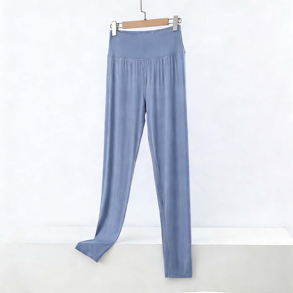 Elastic Waist Modal Plaid Lounge Pants for Women Comfy Sleep Pajama Bottoms Soft Breathable for Home Use Bedtime Relaxation Moments Light Blue 5XL