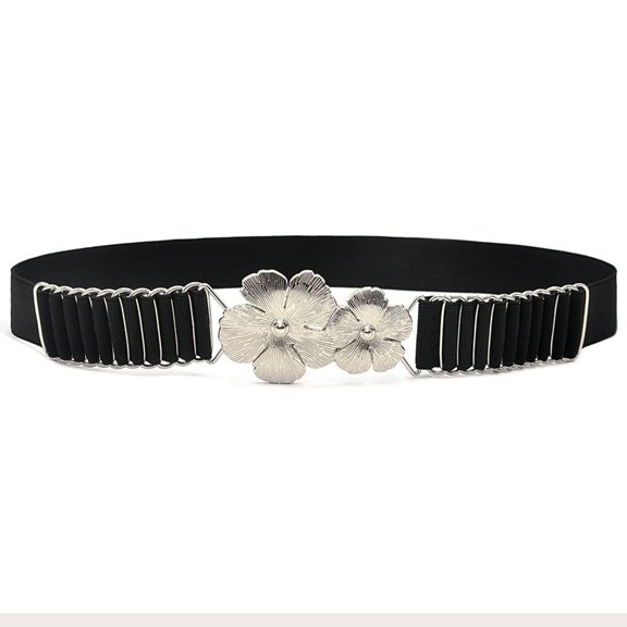 Elastic Waistband Decorative Waist Belt For Adults And Children Metal Closure Girdle Adjustable Sizing Comfortable