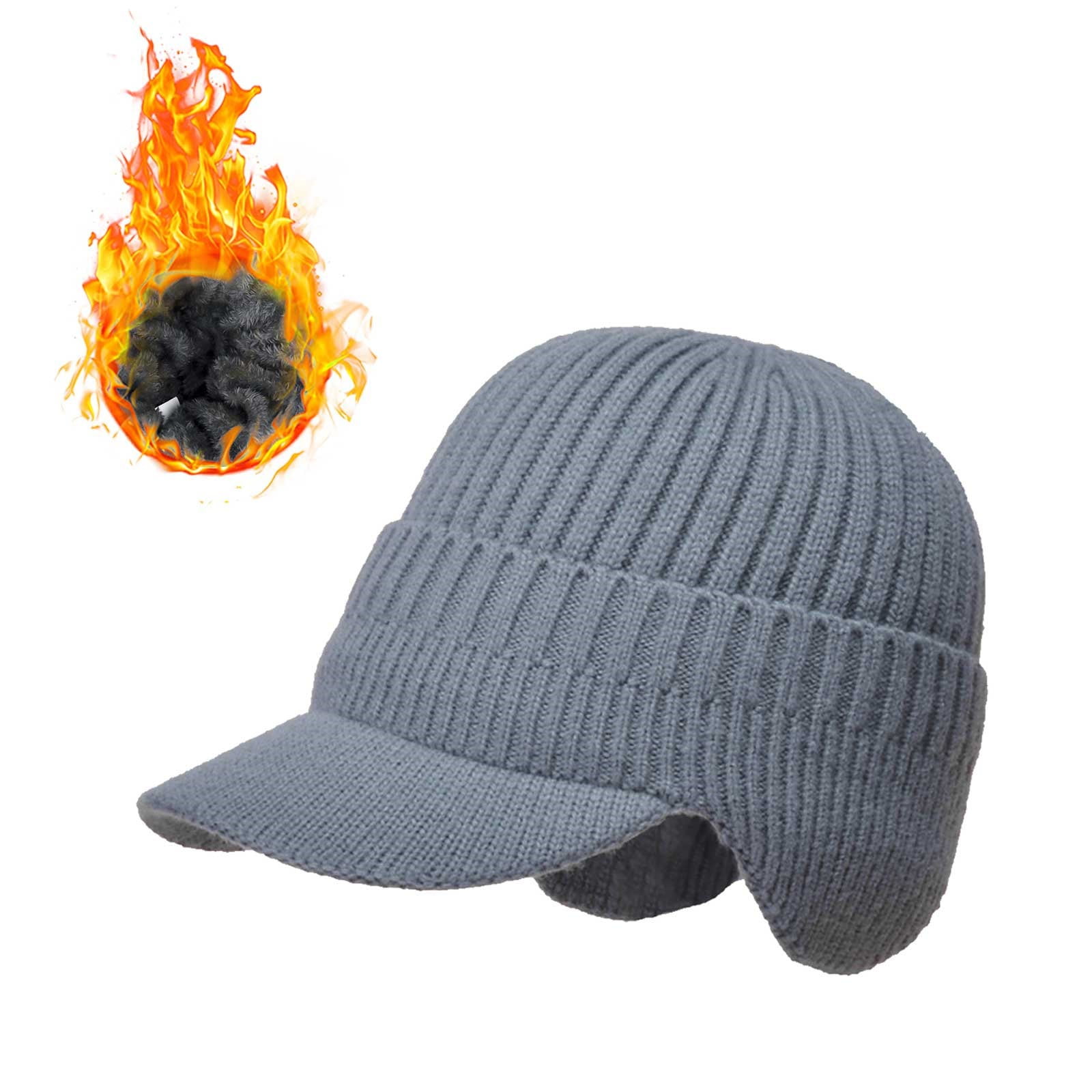 THENEWS Elastic Warm Ear Protection Knitted Hat Winter Hat Men's