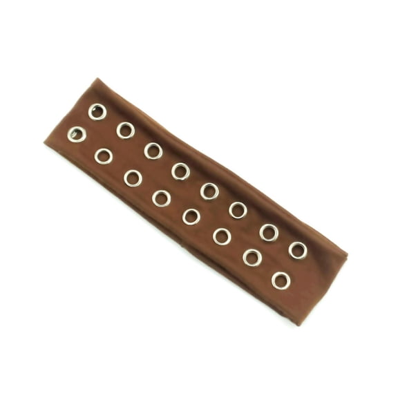 Elastic Wide Headbands Classical Punk Eyelets Hairband Soft and Stretchy Headwear For Youth Trendsetters Women Men Unisex