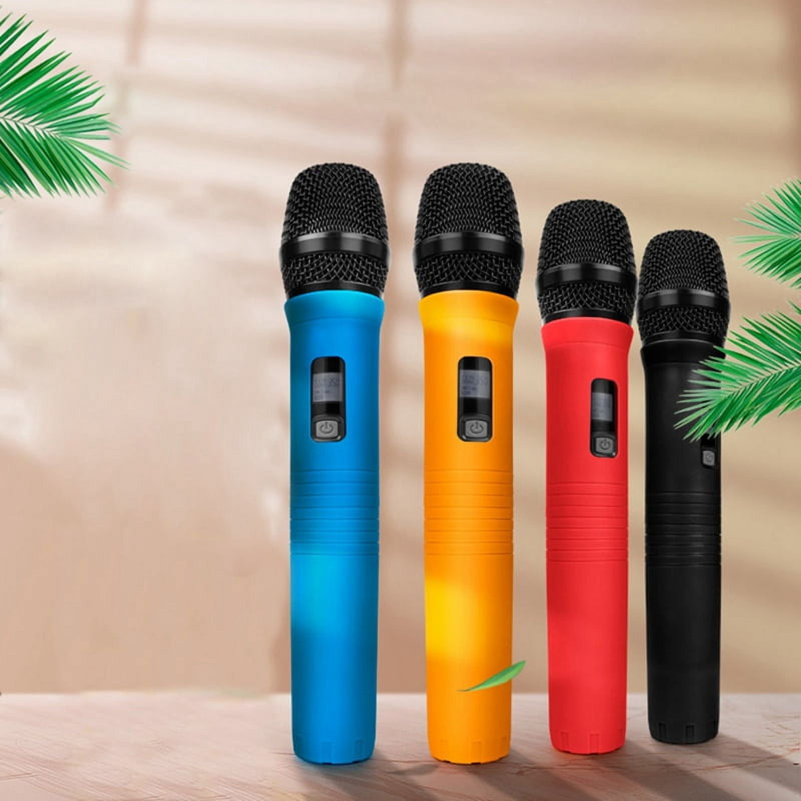 Elastic Wireless Microphone Protective Case Color Handle Cover Anti ...