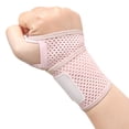 thumbnail image 1 of Elastic Workout Wrist Brace Breathable Wrist Joint Support Wrap for Pilates Exercise Badminton Basketball Weightlifting, 1 of 9