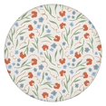 thumbnail image 1 of Elastic hem round tablecloth with polyester fabric, fits 44-52 inch tables, large size edition, 1 of 7
