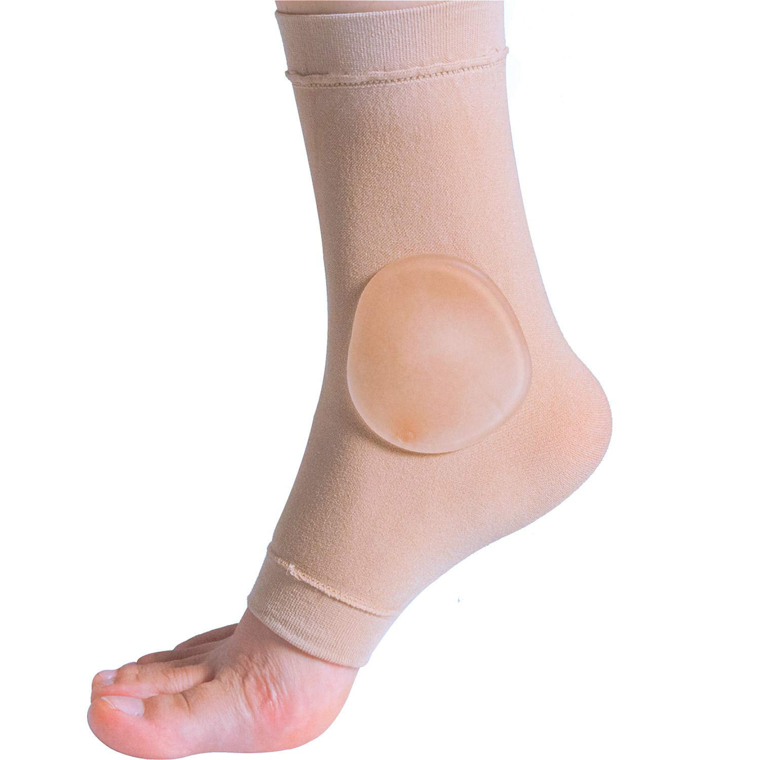 Elasticated Malleolar Sleeve with Two Gel Pads for Ankle Bone