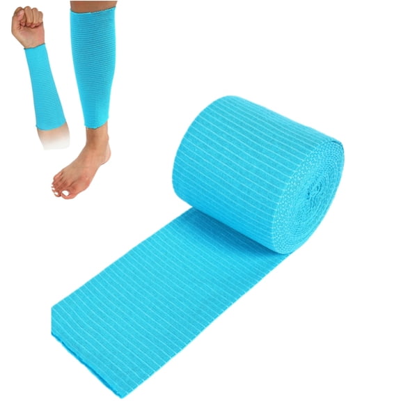 Elasticated Stockinette Bandage Roll 3"x16.4ft Comfortable Cast Sleeve Prewrap for Arm Knee Leg Support Reusable and Washable Tubular Elastic Bandage,1Roll