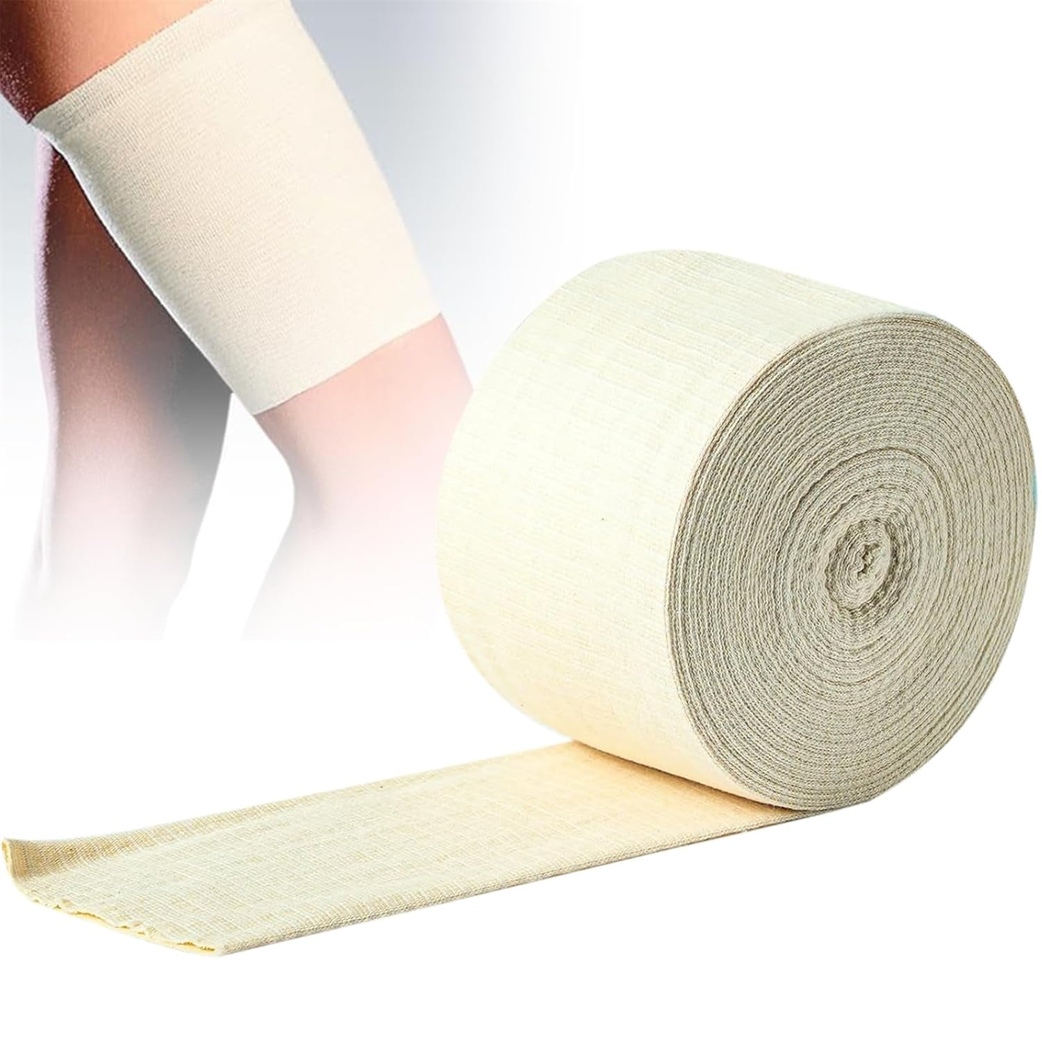 Elastic Tubular Support Bandage Size E, 10M Box - Natural Color (3.5" X