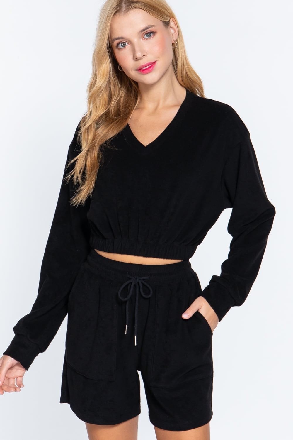 Towelling Resort Top