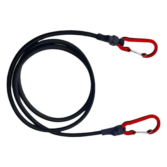 Elastics Bungee Strap with Carabiner Hook for Camping, Bungee Cord Cycling Luggage Packing Tension Rope with Carabiner