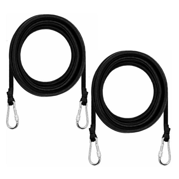 Elastics Floating Pad Tie Down Rope with Aluminum Hook for Secure Mooring on Lake Rivers Oceans