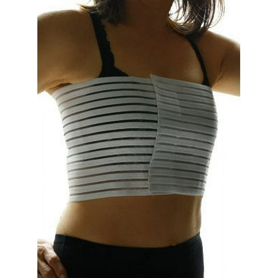 Elasto-Fit Breast and Chest Compression Wrap (Small ; Black)