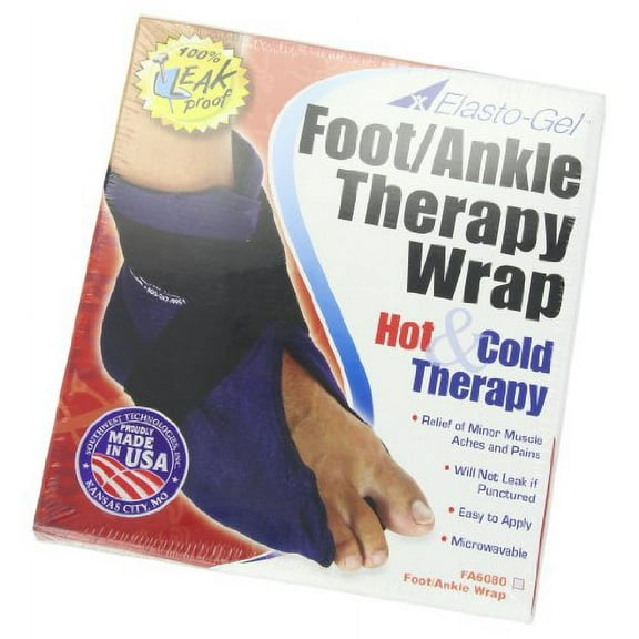Elasto Gel Hot/Cold Wrap,foot and Ankle Wrap