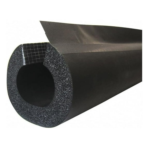 Elastomeric Pipe Insulation 2-3/8" x 6ft, 1/2" Wall - Thermal Control Tubing for HVAC, Plumbing, Refrigeration - Closed-Cell Foam
