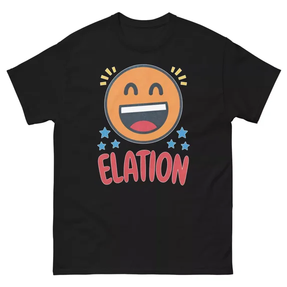 Elation Emotion Illustration Bright Vibe T-Shirt