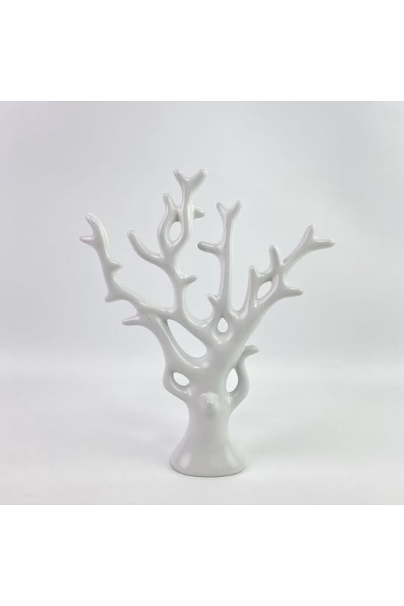 Sculptures of china,1pc Ceramic Trinkets Wedding Decoration Hangers to Decorate Girl Gift Jewelry Tree Holder Display Tree Jewelry Tree