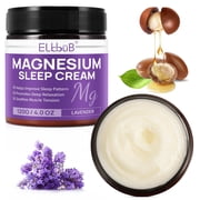 Elbbub Magnesium Cream for Sleep, Natural Magnesium Lotion for Deep Relaxation, 4.0 oz