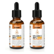 Elbbub Vitamin C Serum 20% for Skincare,Boost Skin Collagen,reduce Wrinkle Facial Serum - (2 Pack)