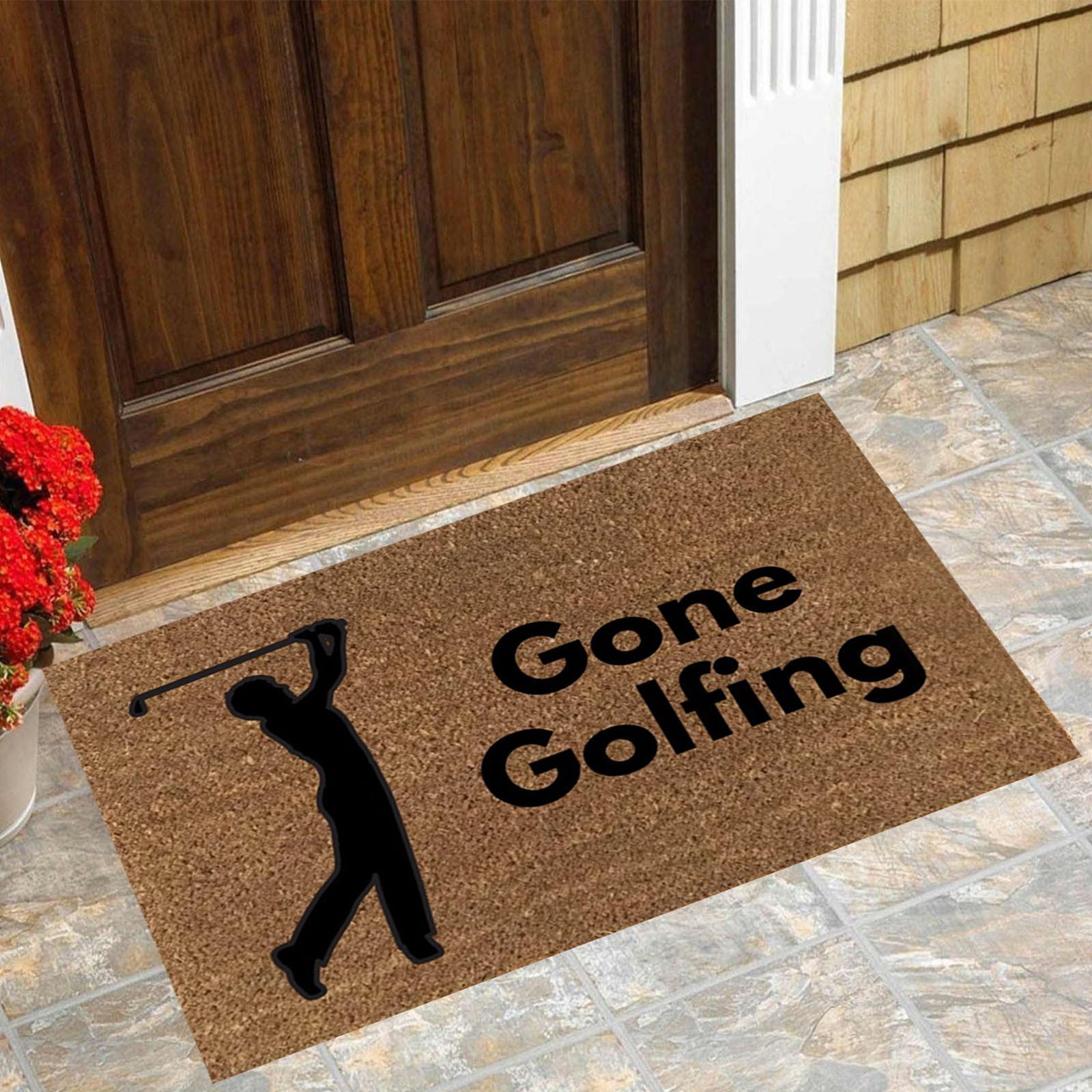 Elbeaqi Fun Doormat Best Grandpa and Grandma Dad in The World Father's