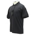 thumbnail image 1 of Elbeco 100% Cotton Black Short Sleeve Men's Polo, 1 of 2