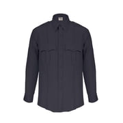 Elbeco Textrop2 Zippered Long Sleeve Polyester Shirt - Mens, Navy, 18 in, 35 in