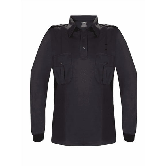 Elbeco Ufx Ls Uniform Polo, Midnight Navy -