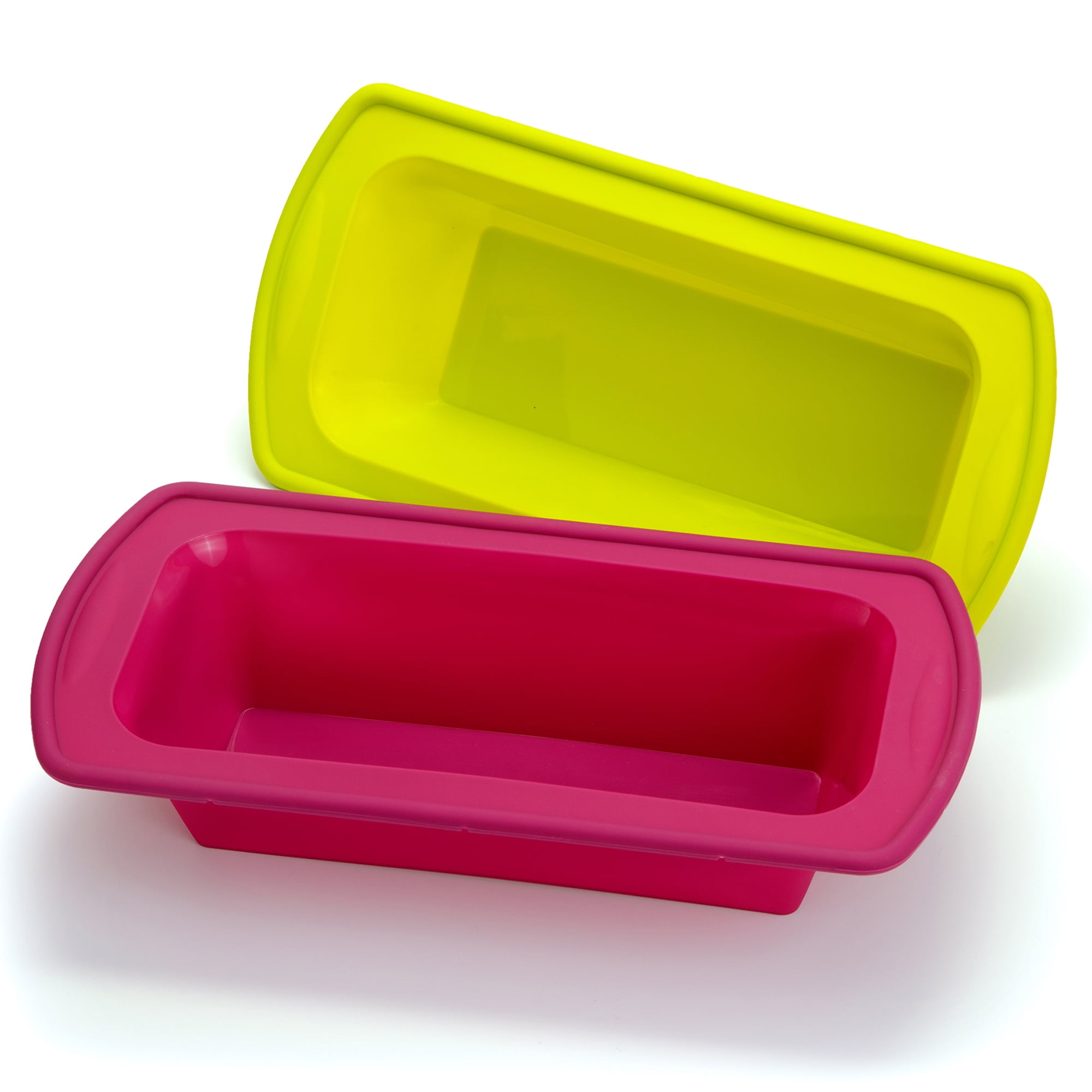 NOGIS Silicone Bread and Loaf Pans - Set of 2 - Non-Stick Silicone