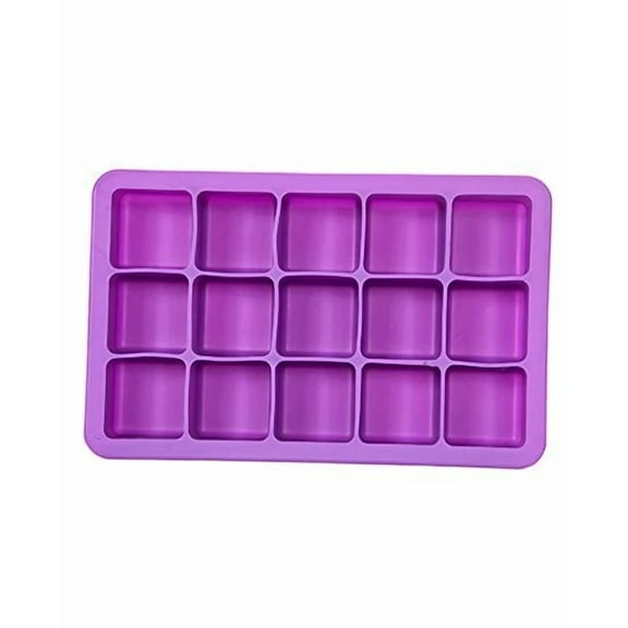 Elbeehome Silicone Ice Cube Tray, 15 Cube, Set Of 2